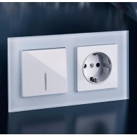 Рамка на 2 поста Werkel WL01-Frame-02 Матовый белый Favorit