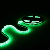 Лента светодиодная 3528 12В 120 д/м зеленый 9.6 Вт IP65 стандарт