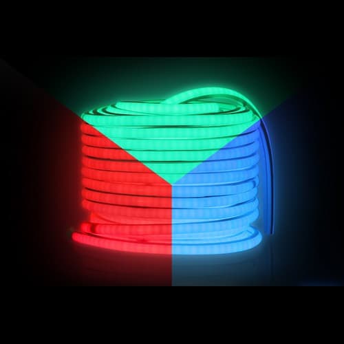 Гибкий неон  SMD5050, 60led/m, 220V, 15х15мм, RGB