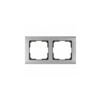Рамка на 2 поста Werkel WL02-Frame-02 Глянцевый никель