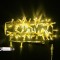 Светодиодная гирлянда Rich LED Нить 10 м, 220В, мерцающая, IP65, соединяемая, белый провод, желтая
