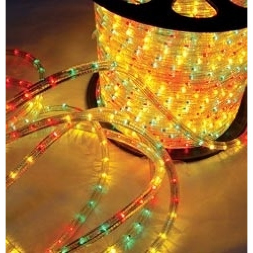 Светодиодный дюралайт Rich LED 13 мм, круглый, 3-х проводной, чейзинг, мульти RGB