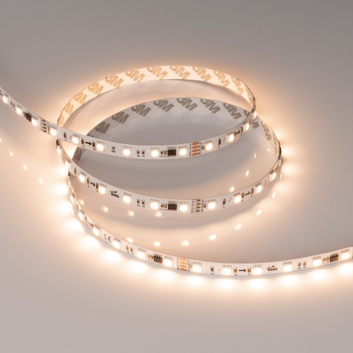 Светодиодная лента SPI-B60-10mm 24V Warm3000-PX6-RAM (15 W/m, IP20, 5060, 5m) (Arlight, бегущ 039040