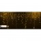 Светодиодная бахрома Rich LED 3х0.5 м постоянного свечения  IP65 теплый белый,прозрачный провод.