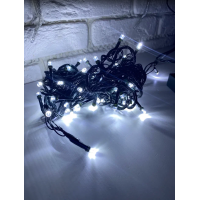 Гирлянда "Нить home" LED36, 7 м, 100 диодов, черный провод, белый