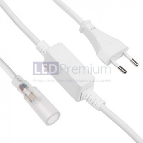 Установочный набор LED, 2W, 10mm (шнур, преобразователь, муфта)
