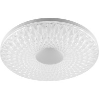 Светодиодная люстра накладная Feron AL5250 тарелка 60W 3000К-6500K матовый белый