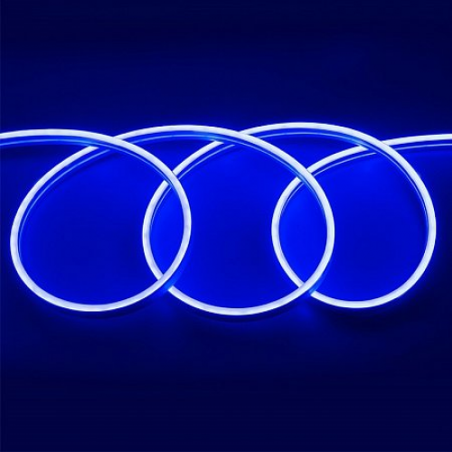 Гибкий неон синий GLS 2835 120 диодов 10W 12В 6*12мм