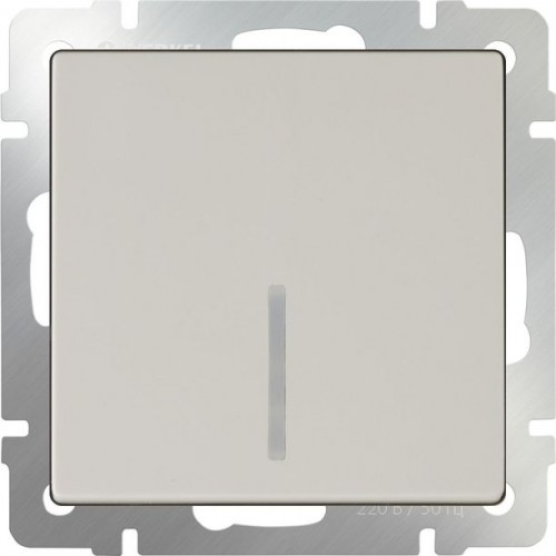 Выключатель 1-кл. с/п слоновая кость WL03-SW-1G-LED-ivory Werkel