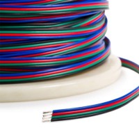 Кабель (провод) питания для лент RGB 4х0,5