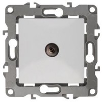 ЭРА Розетка TV одиночная, IP20, Эра12, белый