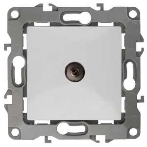 ЭРА Розетка TV одиночная, IP20, Эра12, белый