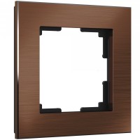 Рамка на 1 пост Aluminium (коричневый алюминий) W0011714