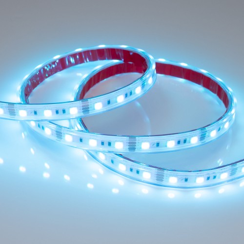 Светодиодная лента герметичная RTW-PS-B60-12mm 12V RGB (14.4 W/m, IP67, 5060, 5m) (Arlight 021402(2)