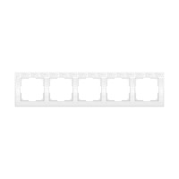 Рамка на 5 постов Werkel WL05-Frame-05 Белый