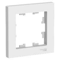 Рамка 1 пост Schneider Electric ATLASDESIGN, белый ATN000101