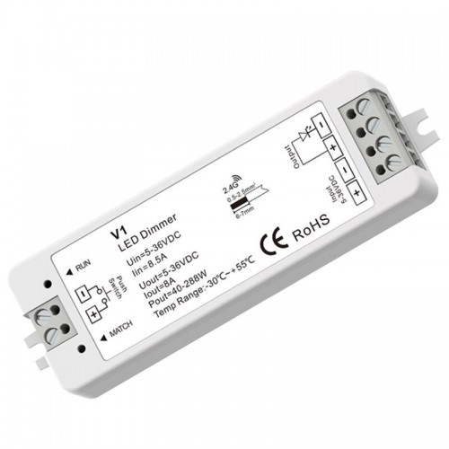 Диммер ViLight-V1-DIM (12-24V, 8A, 2.4G)