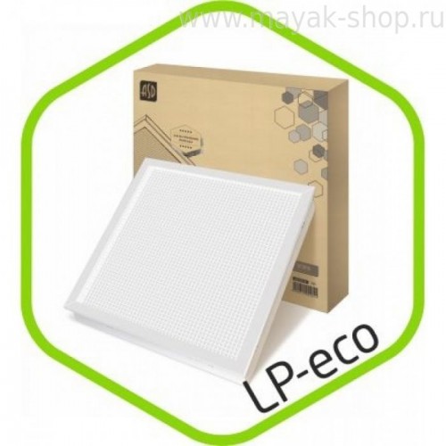 Панель светодиодная LP-eco  ПРИЗМА 36Вт 160-260В 4000К  3000Лм 595х595х25мм без ЭПРА  ASD