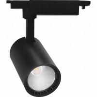 Feron AL102 8W 720Lm 4000K светильник трековый на шинопровод 35 градусов черный 182*80*129