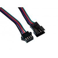 Коннектор 4 pin папа-мама