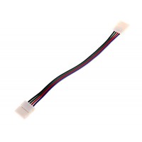 Коннектор для светодиодной ленты 5050 RGB двухсторонний с проводом