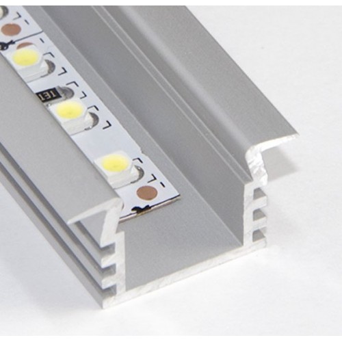 Профиль врезной алюминиевый LED 1222
