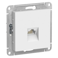 Розетка компьютерная 1xRJ45 Cat.5 ATLASDESIGN, белый ATN000183