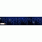 Светодиодная бахрома Rich LED 3х0.5 м мерцающая, IP65, герметичный колпачок, белый провод, синяя, RL