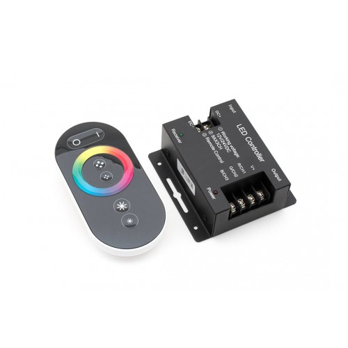 Контроллер RGB сенсорный радиосигнал 360W черный