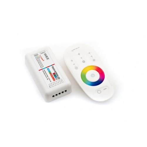 Контроллер сенсорный RGB+W (цветная+белая)  радиосигнал 144/288W Белый