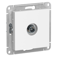 Розетка TV коннектор Schneider Electric AtlasDesign, белая ATN000193