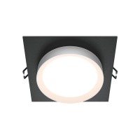 Встраиваемый светильник Maytoni Downlight Hoop DL086-GX53-SQ-BW