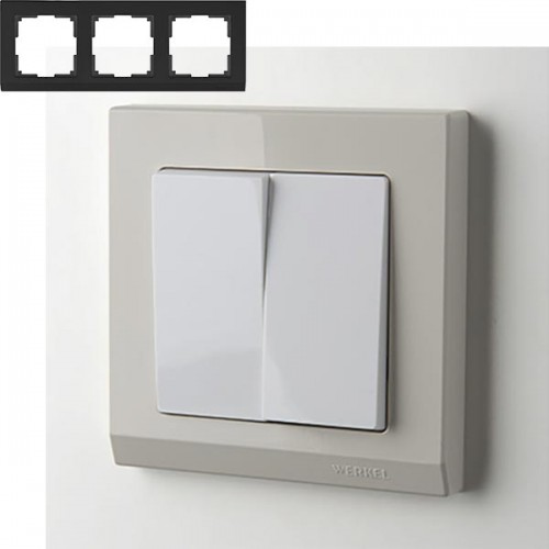 Рамка на 3 поста Werkel WL04-Frame-03 Слоновая кость