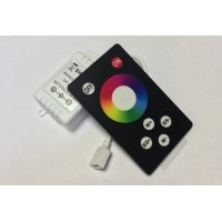 Контроллер RGB сенсорный  радиосигнал 72 W Черный