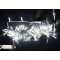 Светодиодная гирлянда Rich LED 10 м, 100 LED, 220 В, соединяемая, колпачок, белая, мерц. бел. провод