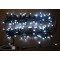 Светодиодная гирлянда Rich LED 10 м, 100 LED, 220 В, соединяемая, влагозащитный колпачок, белая, чер