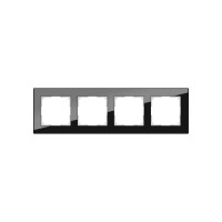 Рамка на 4 поста Werkel WL01-Frame-04 Черный Favorit