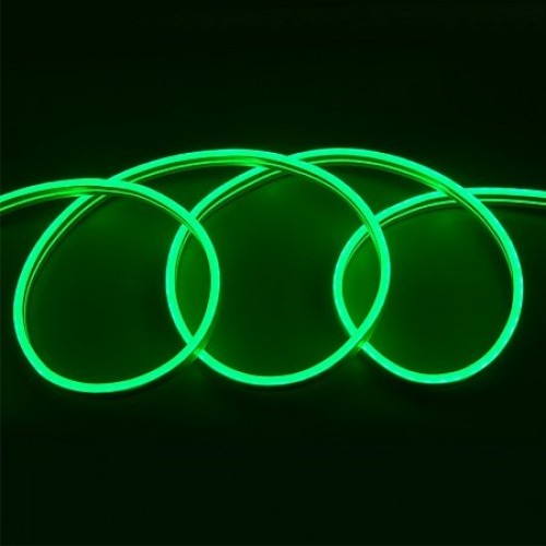 Гибкий неон зеленый GLS 2835 120 диодов 10W 12В 6*12мм