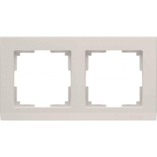 Рамка Stark 2-ая слоновая кость WL04-Frame-02-ivory Werkel