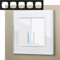 Рамка на 5 постов Werkel WL01-Frame-05 Белый Favorit