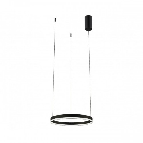 Подвесной светильник Тор черный d40 h110 Led 24W (4000K)