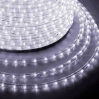 Дюралайт LED, постоянное свечение (2W) - белый, 24 LED/м Ø10мм, бухта 100м