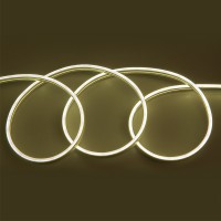 Гибкий неон теплый GLS 2835 120 диодов 10W 12В 6*12мм