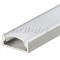 Профиль накладной Arlight ALU-WIDE-H8-2000 ANOD+FROST 014852
