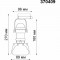 Трековый светильник NT19 184 белый IP20 GU10 50W 220V UFO