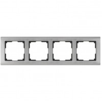 Рамка на 4 поста Werkel WL02-Frame-04 Глянцевый никель