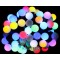 Светодиодная гирлянда Rich LED Шарики RGB 23 мм, 7.5 м, соединяемая, черный провод