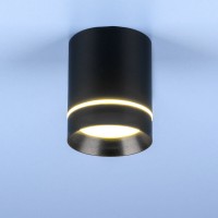 Светильник Elektrostandard DLR021 9W 4200K черный матовый потолочный светодиодный