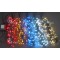 Светодиодная гирлянда Rich LED 5 Нитей по 20 м, 1000 LED, 24 В, мульти, черный провод