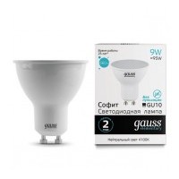 Лампа Gauss LED Elementary MR16 GU10 9W 660lm 4100К